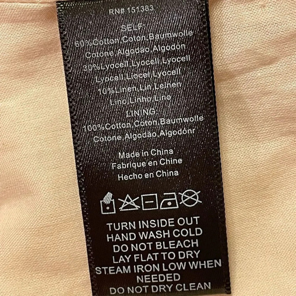 CURRENT AIR by ANTHROPOLOGIE Cropped Jacquard Blazer in Light Sand - Picture 8 of 10